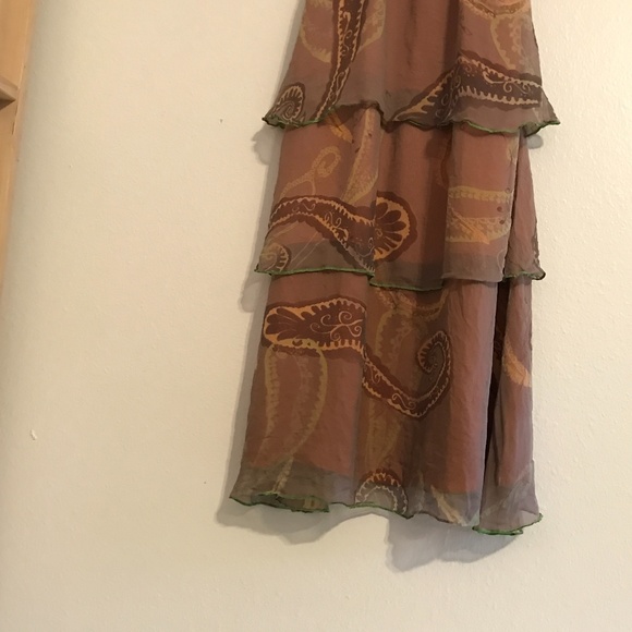 DA NANG RANGOON SILK LAYERED CORSET DRESS XS - Picture 3 of 11